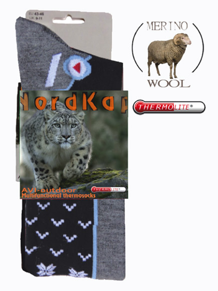 Термоноски с мериносом