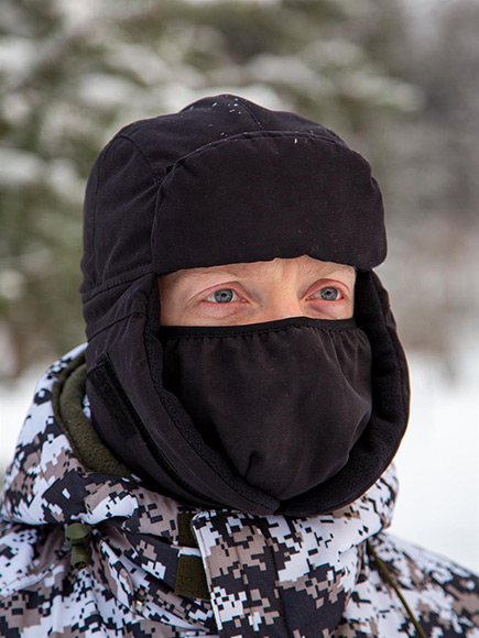 Шапка из мембранной ткани